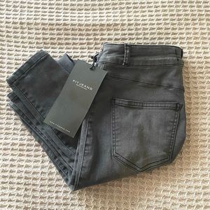FitJeans Grey Contour High Waisted Jeans